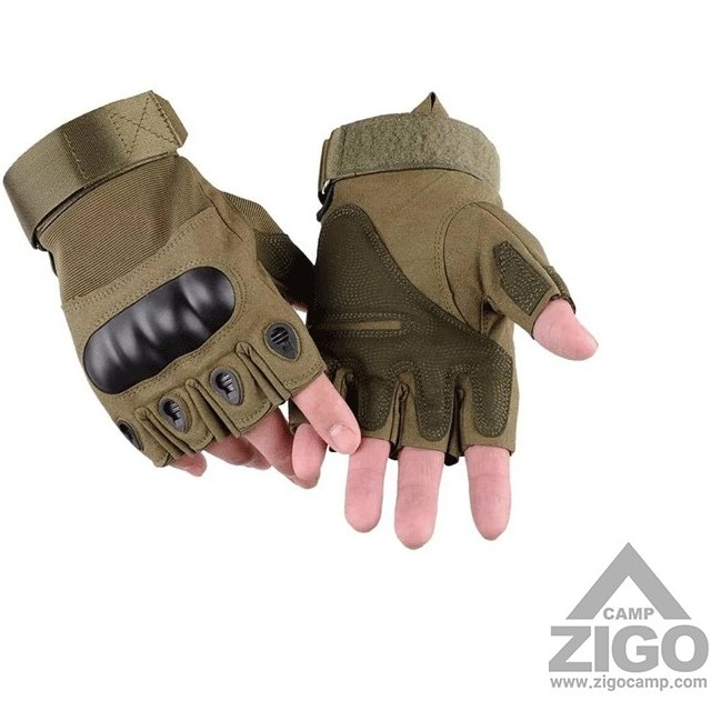 دستکش تاکتیکال اوکلی نیم پنجه مردانه