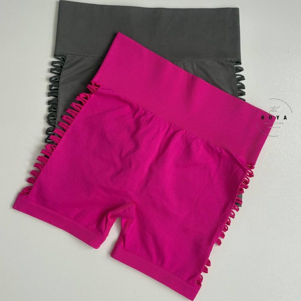 شورتک ورزشی کمر پهن و بغل زاپ زنانه