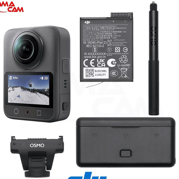 دوربین ورزشی DJI Osmo 360 پک ادونچر کمبو