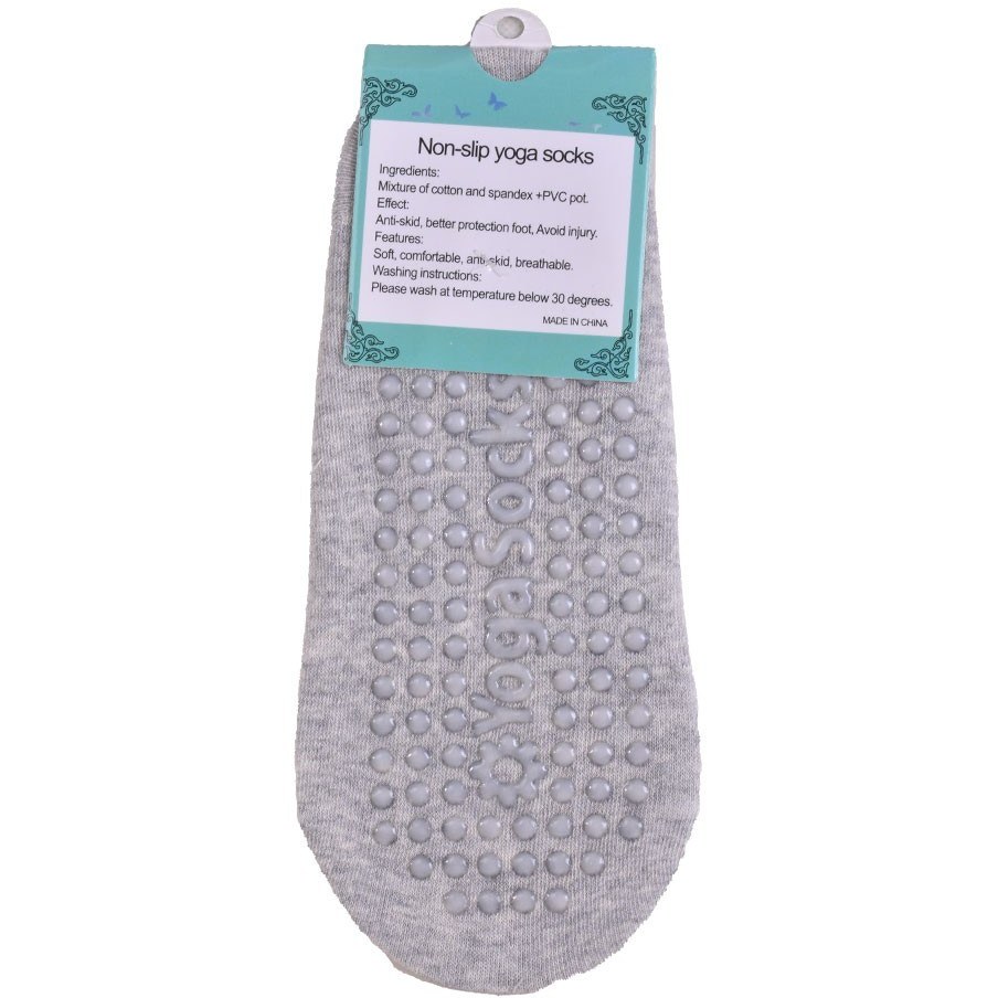 جوراب یوگا و باله بند دار نخی کد JOR60