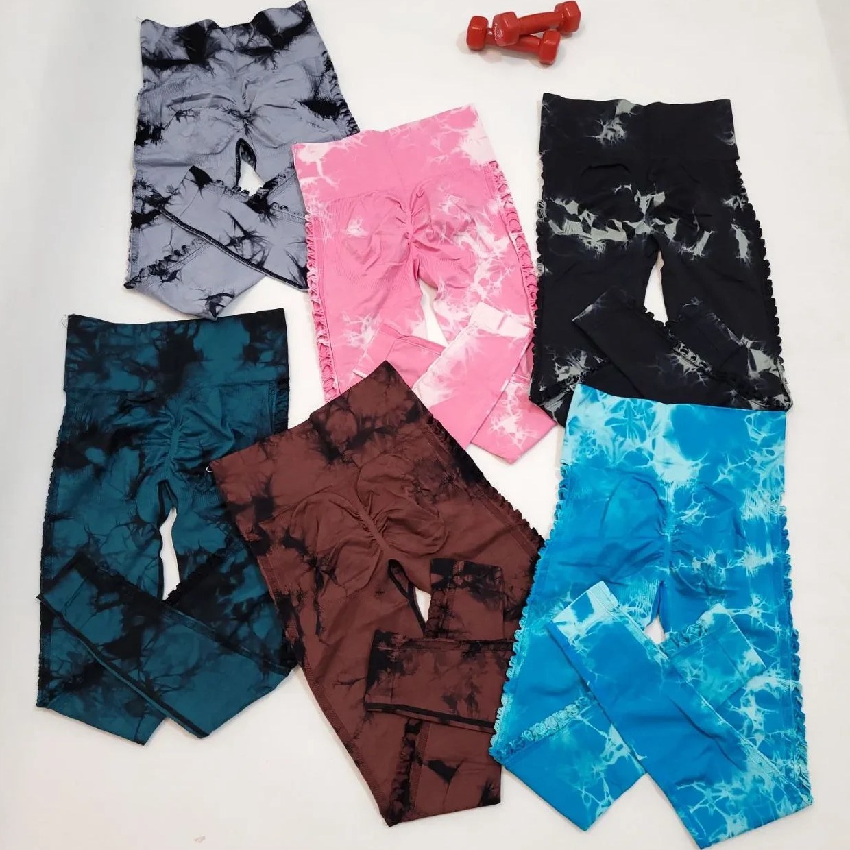 لگ ورزشی زنانه سیملس زاپدار رنگی