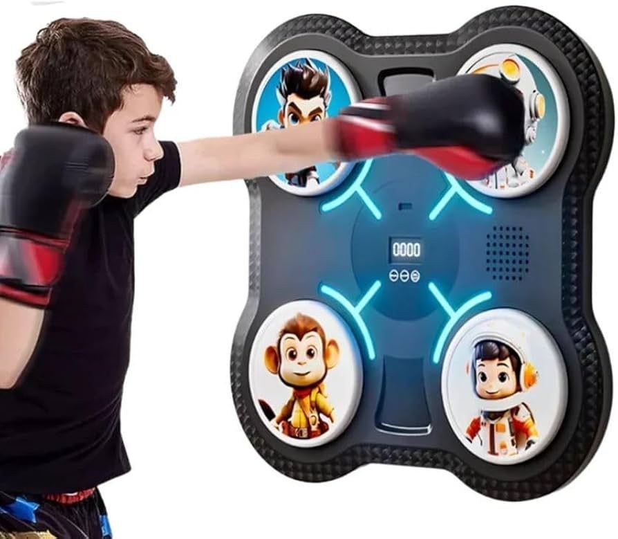 کیسه بوکس دیواری هوشمند موزیکال کودکان