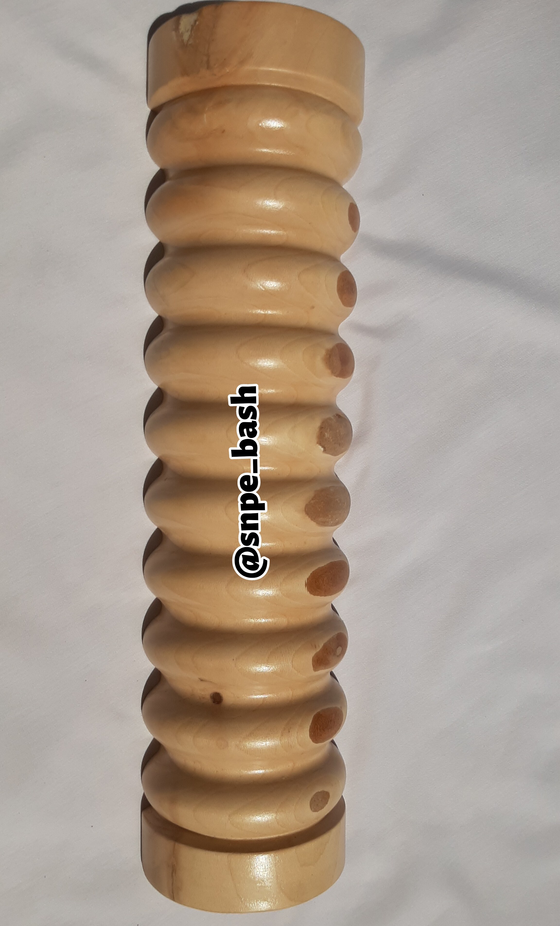 بالش چوبی موجدار SNPE با روکش محافظ