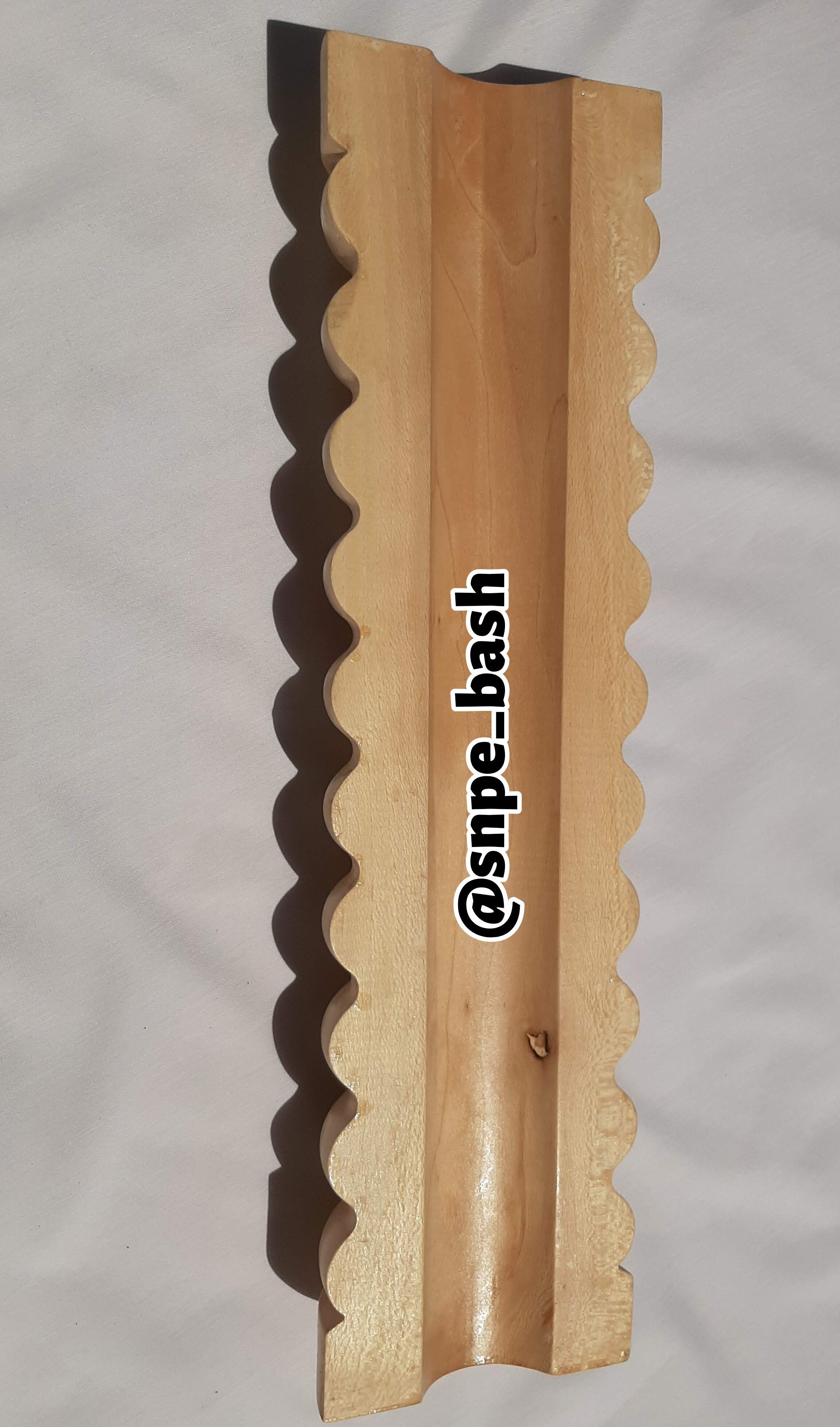 بالش چوبی موجدار SNPE با روکش محافظ