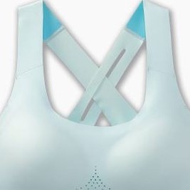 نیم تنه ورزشی زنانه بروکس مدل Dare Crossback 2.0 رنگ آبی یخی