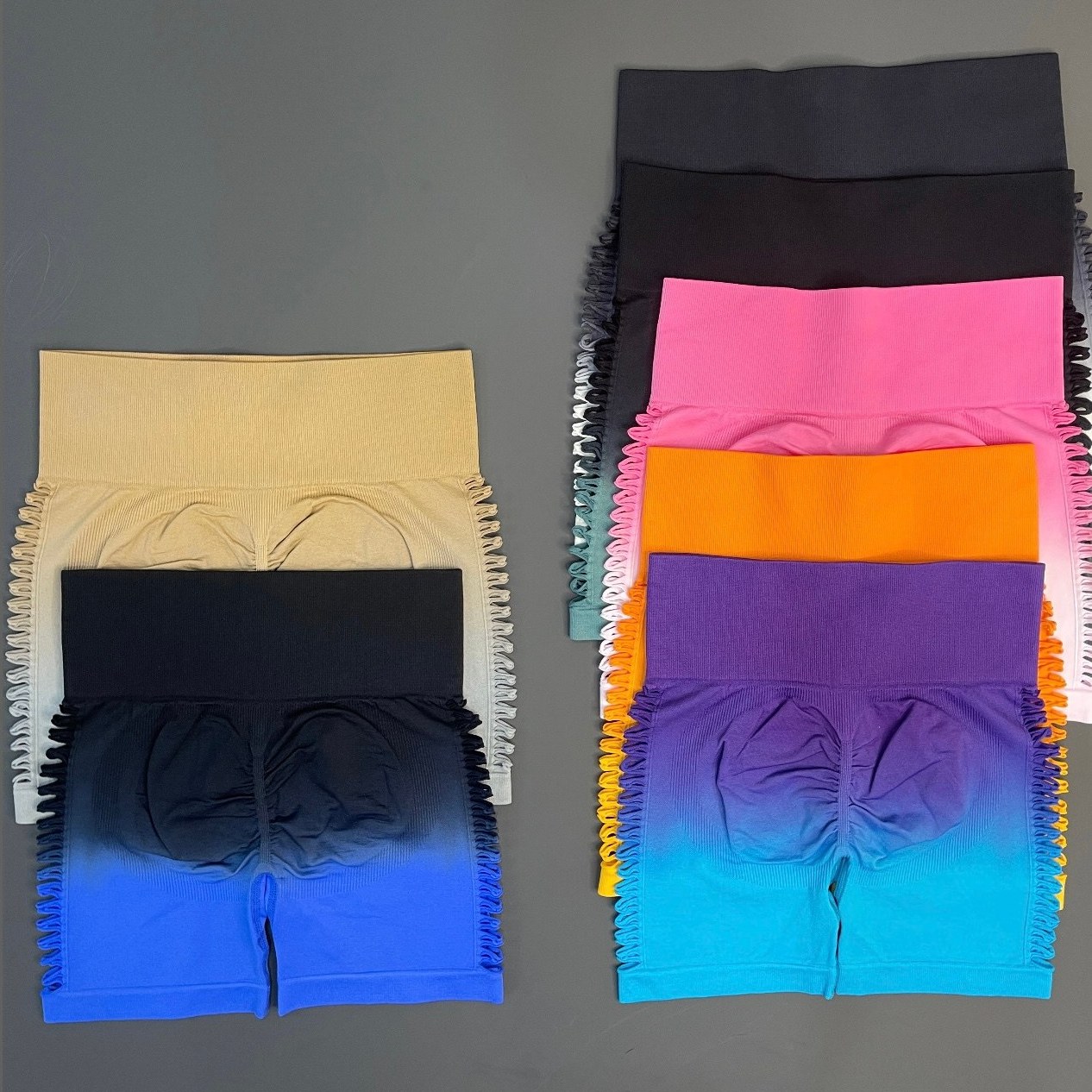 شلوارک ورزشی زنانه مدل سیملس زاپدار آمبره کد 0619