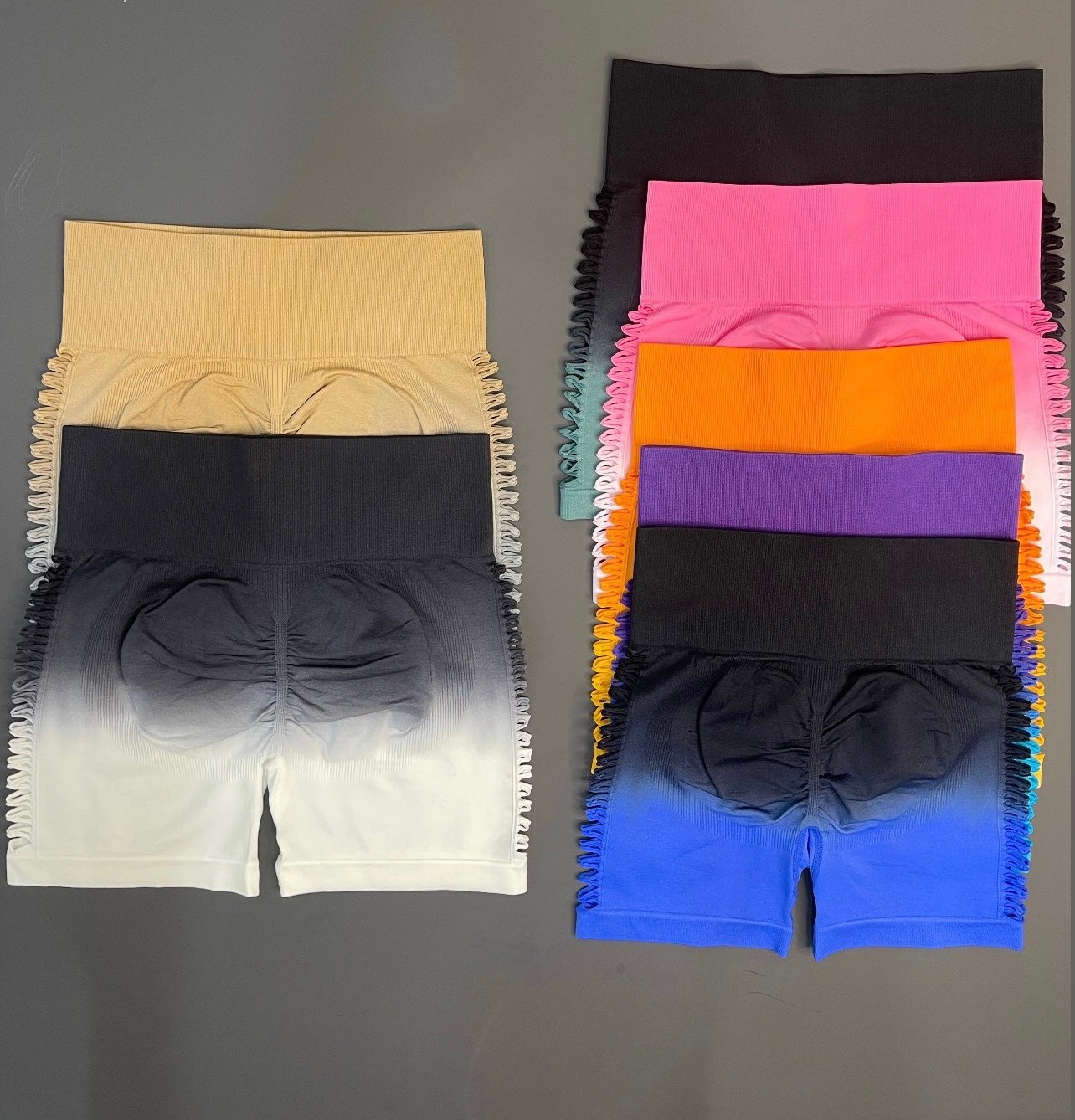 شلوارک ورزشی زنانه مدل سیملس زاپدار آمبره کد 0619