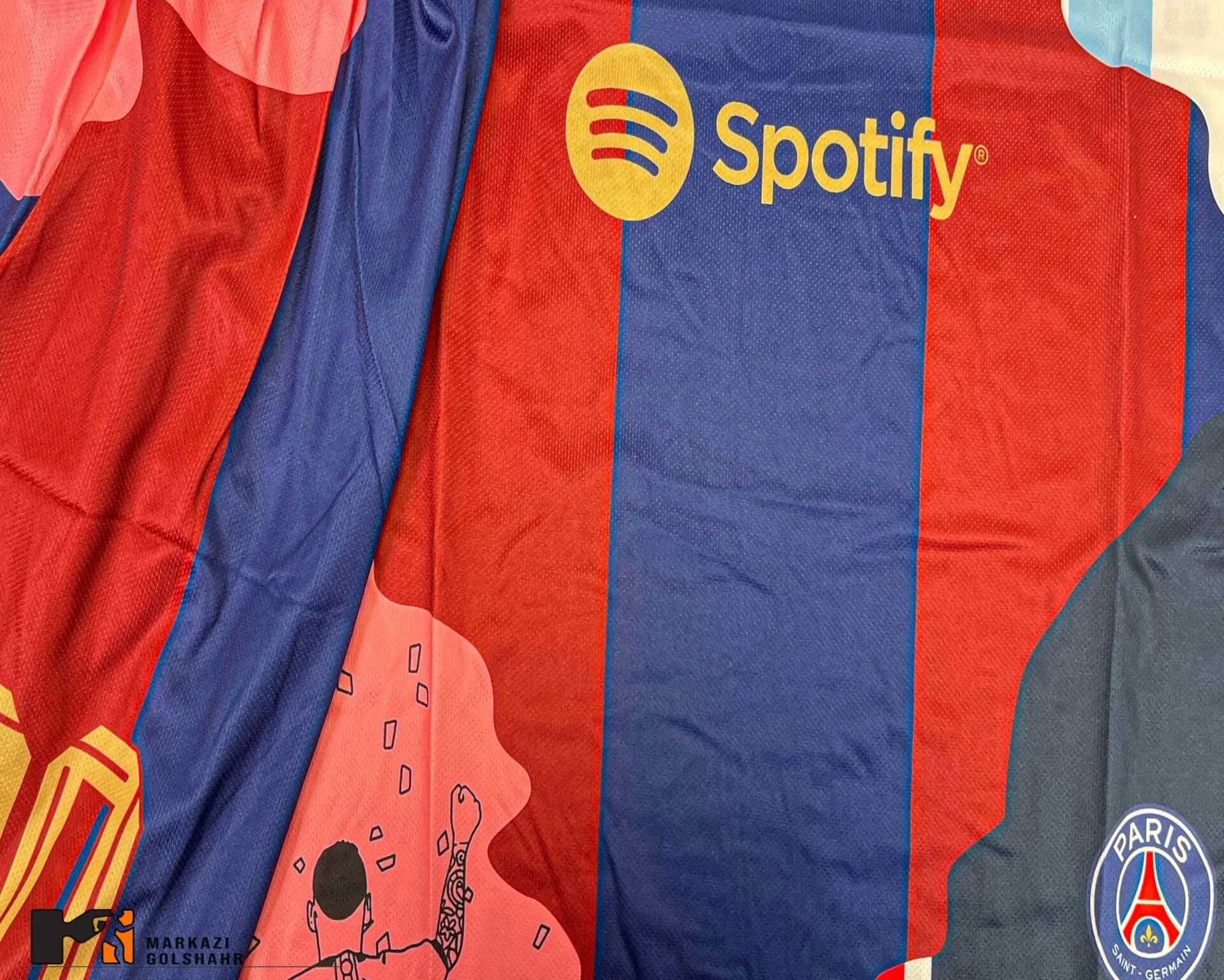 لباس فوتبال منتخب مسی سایز XL و L رنگ سفید