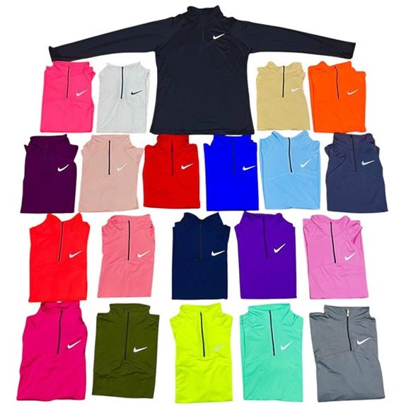 بلوز ورزشی زنانه نیم زیپ نایک