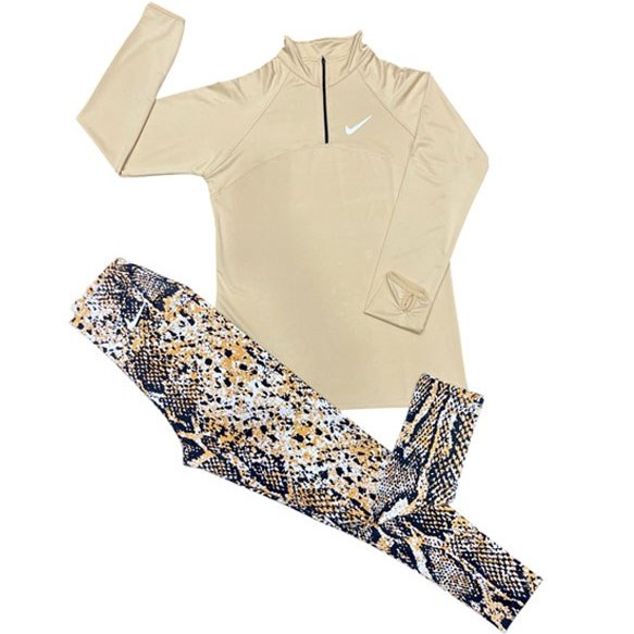 بلوز ورزشی زنانه نیم زیپ نایک