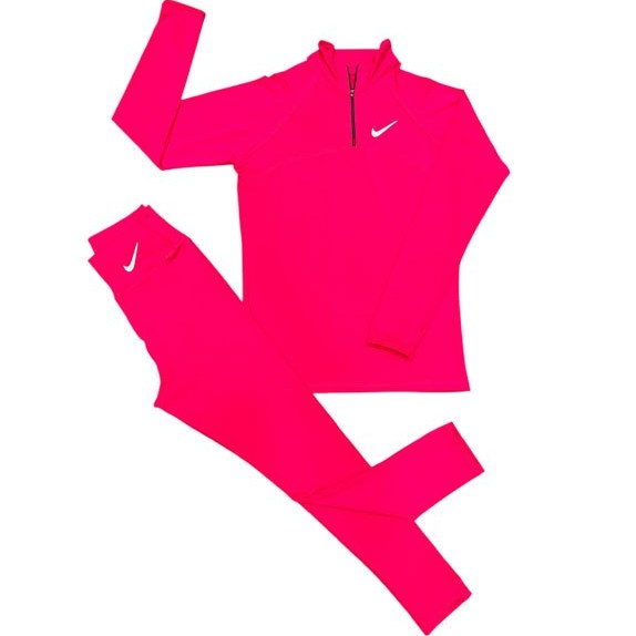 بلوز ورزشی زنانه نیم زیپ نایک