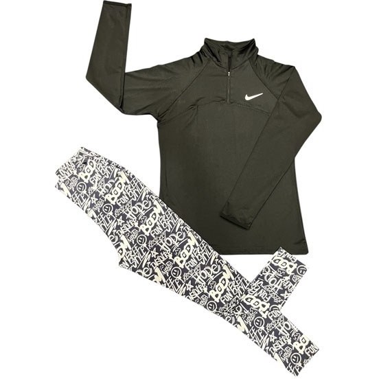 بلوز ورزشی زنانه نیم زیپ نایک