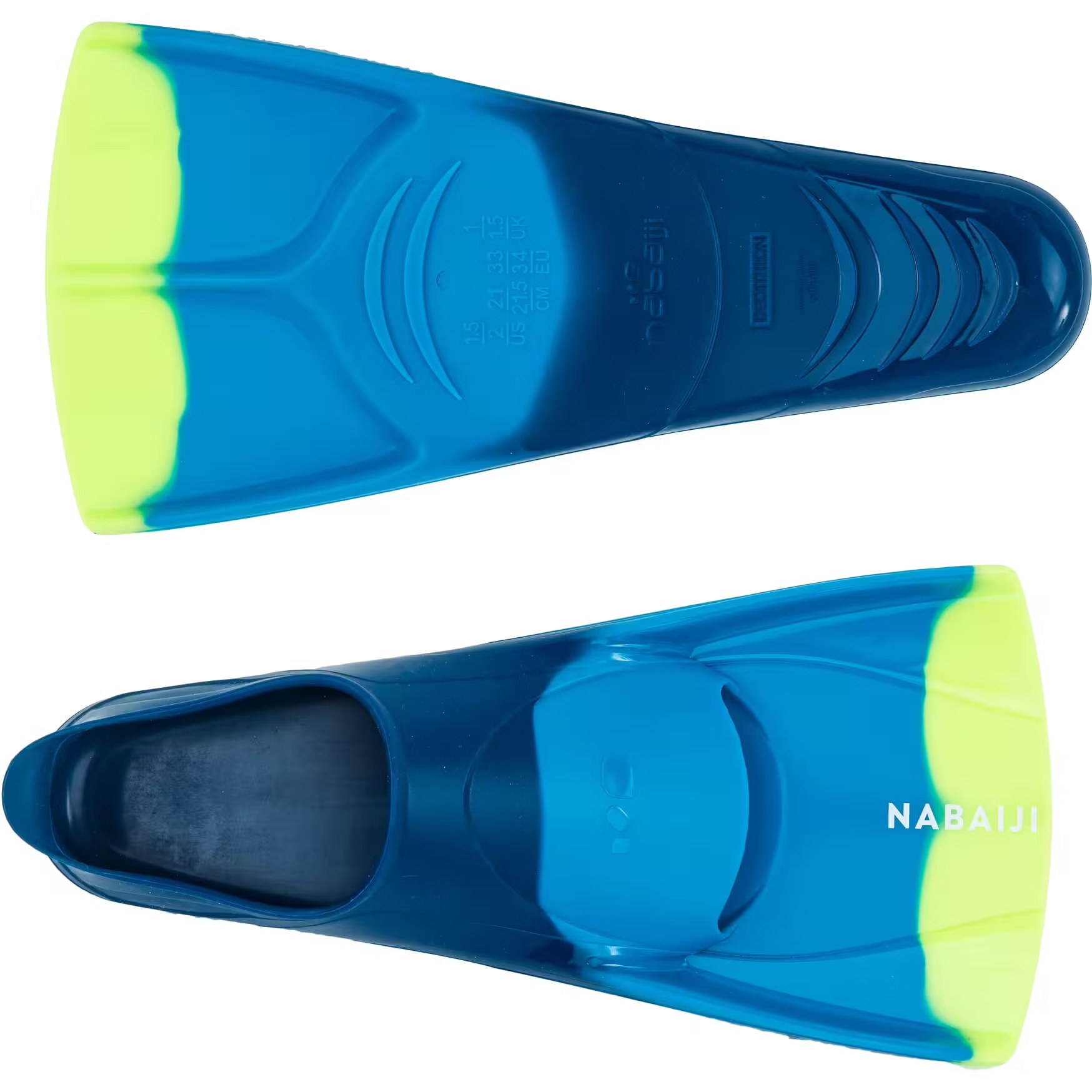 فین شنای کوتاه نابایجی – آبی زرد