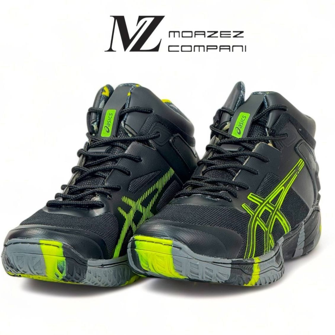 کفش والیبال اسیکس مدل متارایز رنگ سفید و آبی