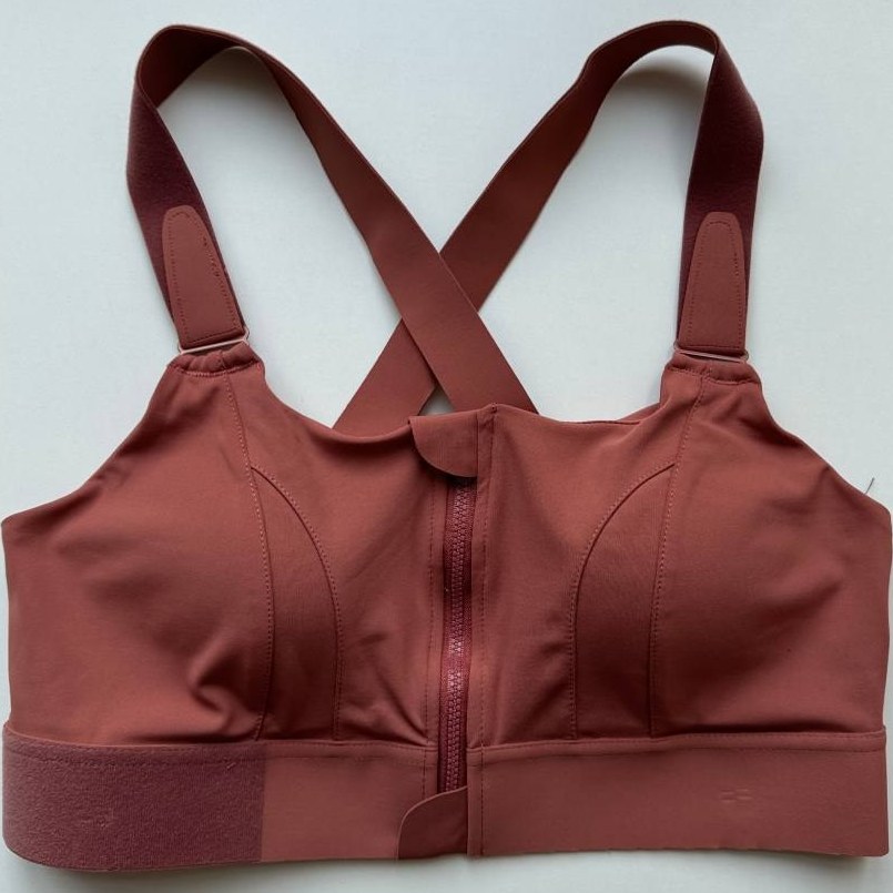 نیم تنه ورزشی حرفه‌ای جلو زیپ‌دار با پد ثابت