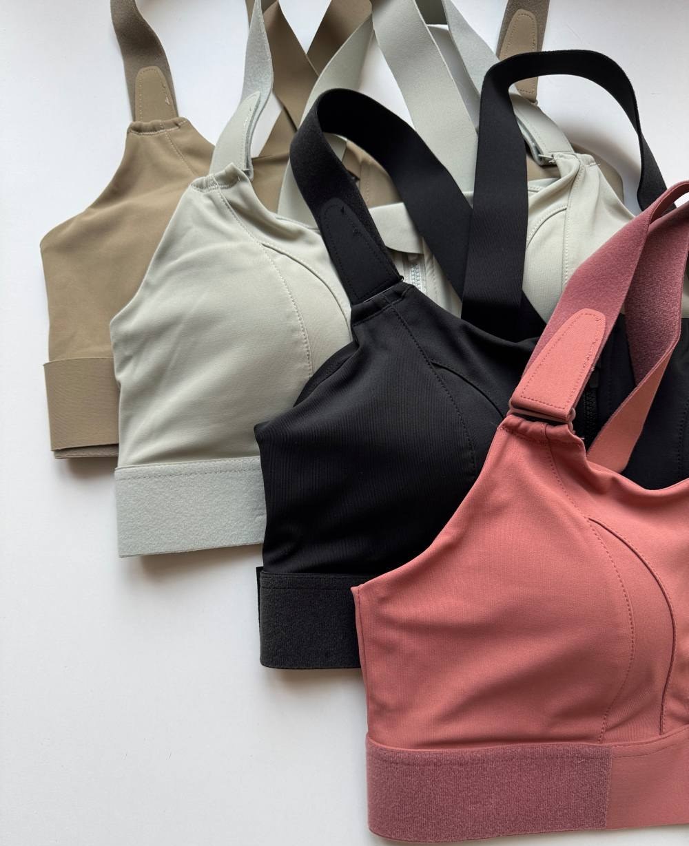 نیم تنه ورزشی حرفه‌ای جلو زیپ‌دار با پد ثابت