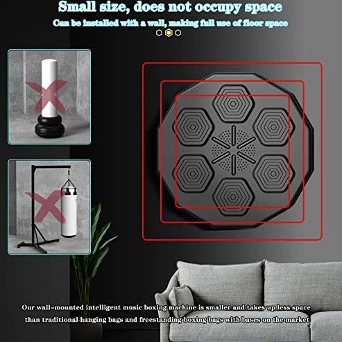 دستگاه بوکس دیواری هوشمند موزیکال کد GK0008