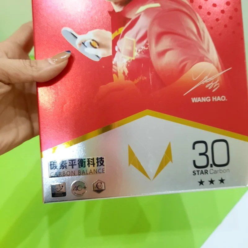 راکت پینگ پنگ لوکی مدل 3 ستاره کربن دار