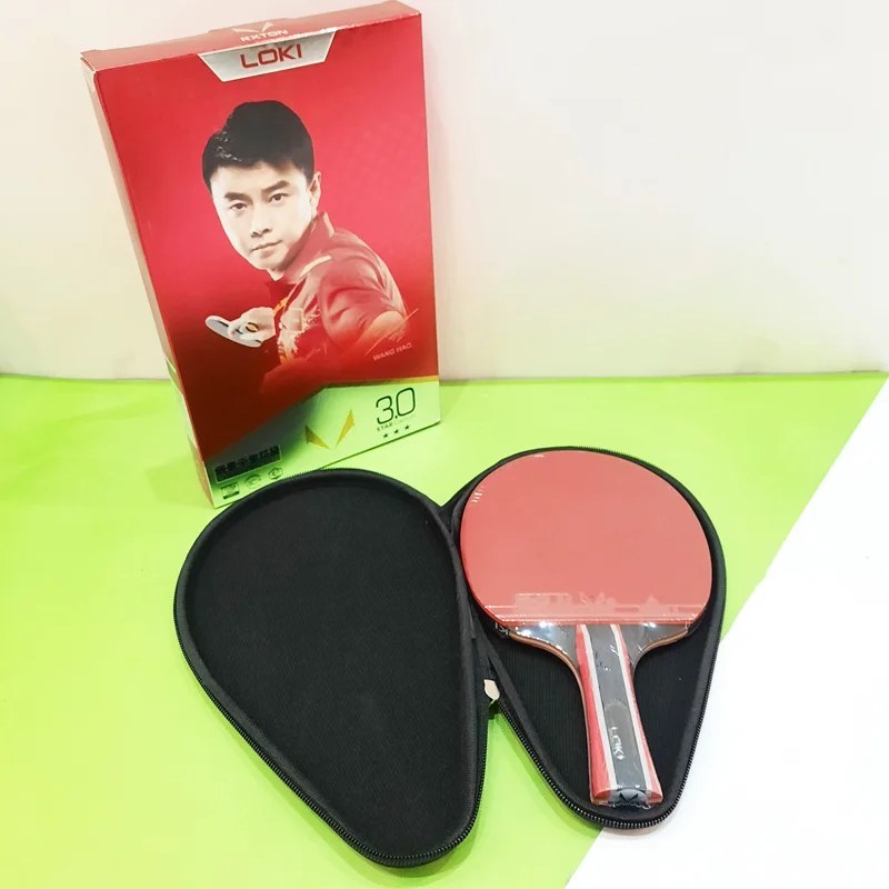 راکت پینگ پنگ لوکی مدل 3 ستاره کربن دار