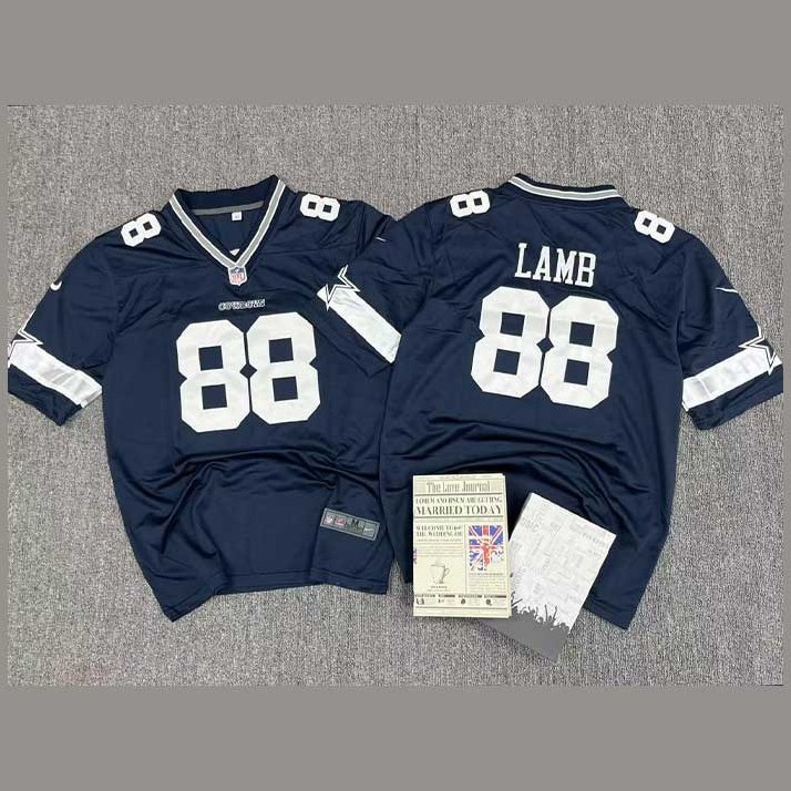 لباس راگبی CeeDee Lamb شماره ۸۸ رنگ سرمه‌ای