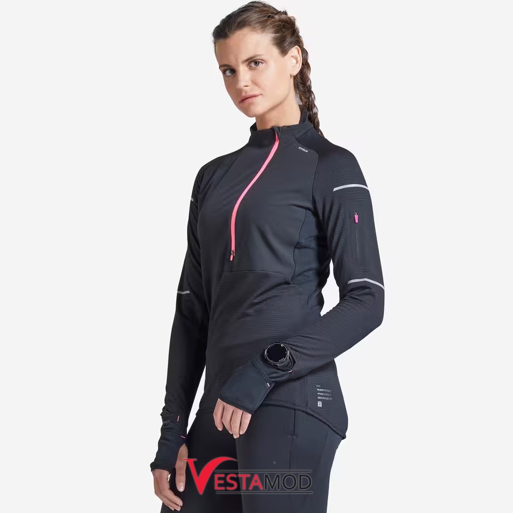 آستین بلند ورزشی زنانه کیپران مدل KIPRUN WARM