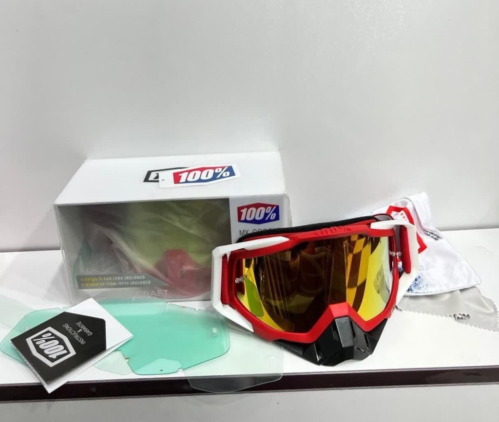 عینک فول فیس برند 100%