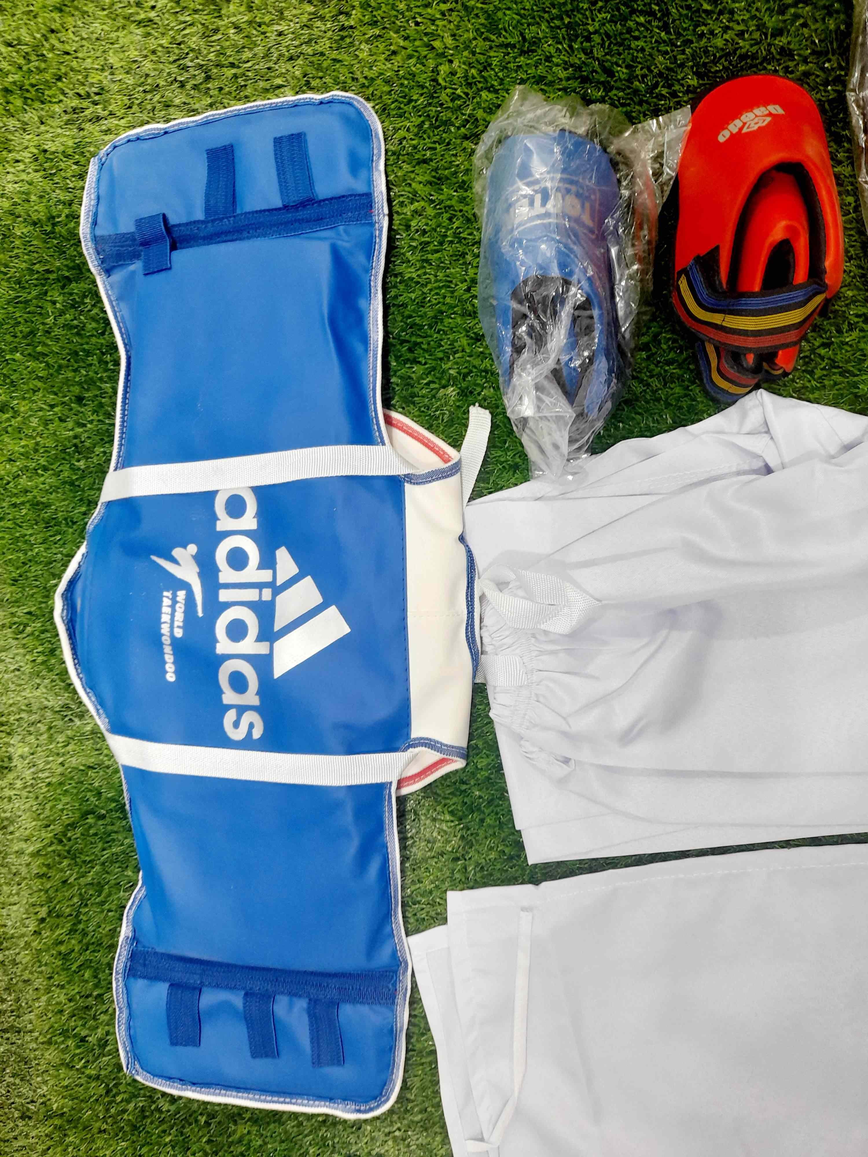 پکیج کامل لوازم تکواندو کار ایرانی - بدون لباس