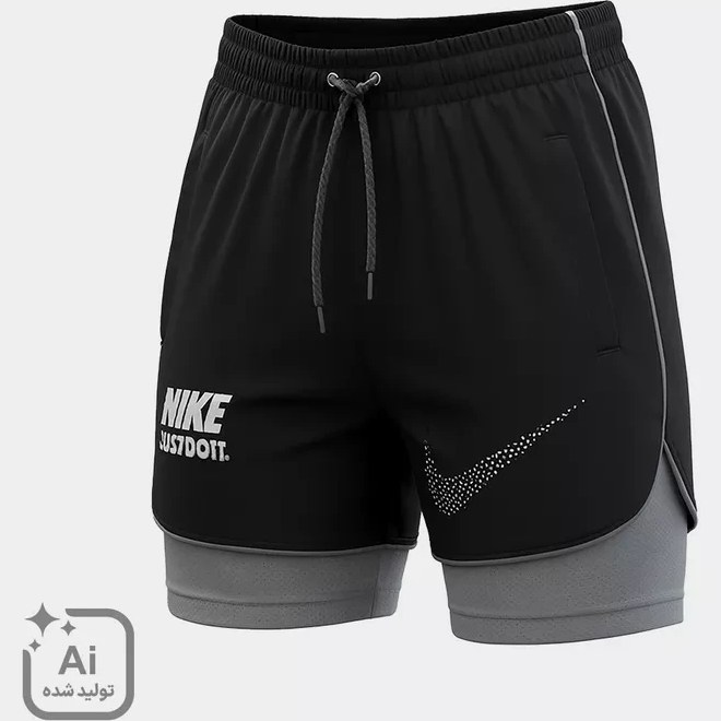 شلوارک ورزشی نایکی مدل آیرو کشاله دار