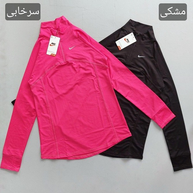 بلوز ورزشی زنانه نیم زیپ سایز ۳۶ تا ۴۶