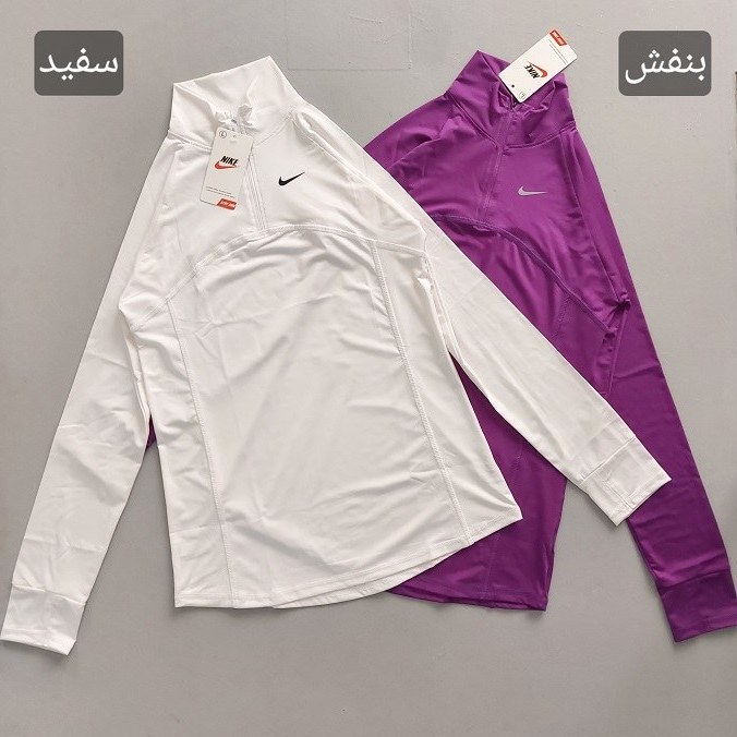 بلوز ورزشی زنانه نیم زیپ سایز ۳۶ تا ۴۶
