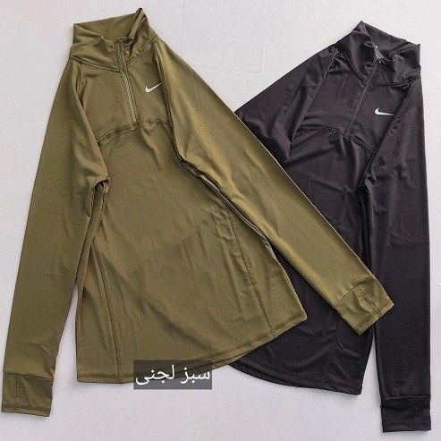 بلوز ورزشی زنانه نیم زیپ سایز ۳۶ تا ۴۶