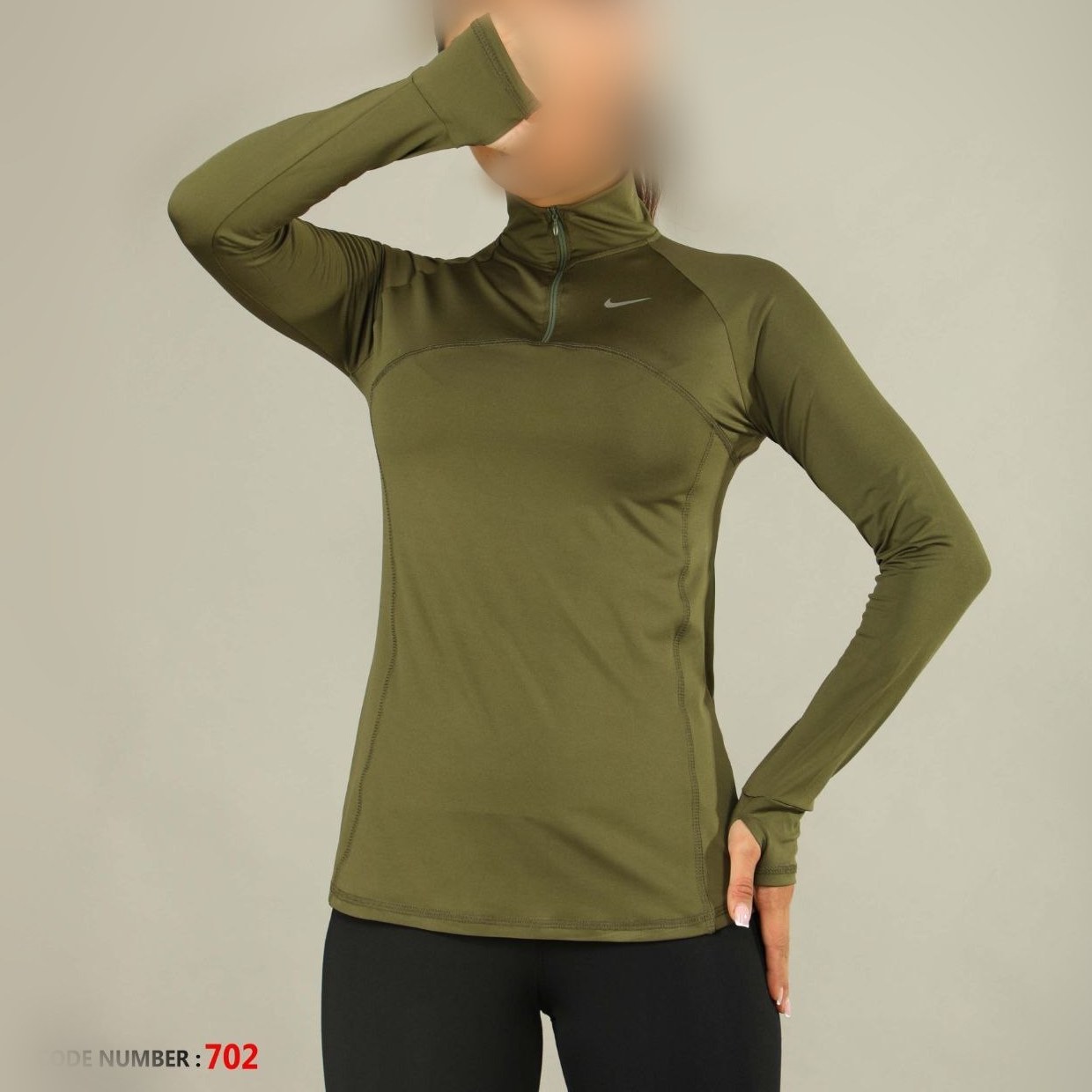 بلوز ورزشی زنانه نیم زیپ سایز ۳۶ تا ۴۶