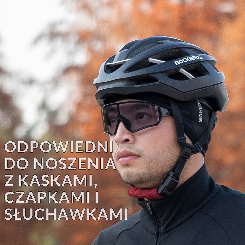 هدبند زمستانی دوچرخه سواری و ورزشی راکبراس ROCKBROS