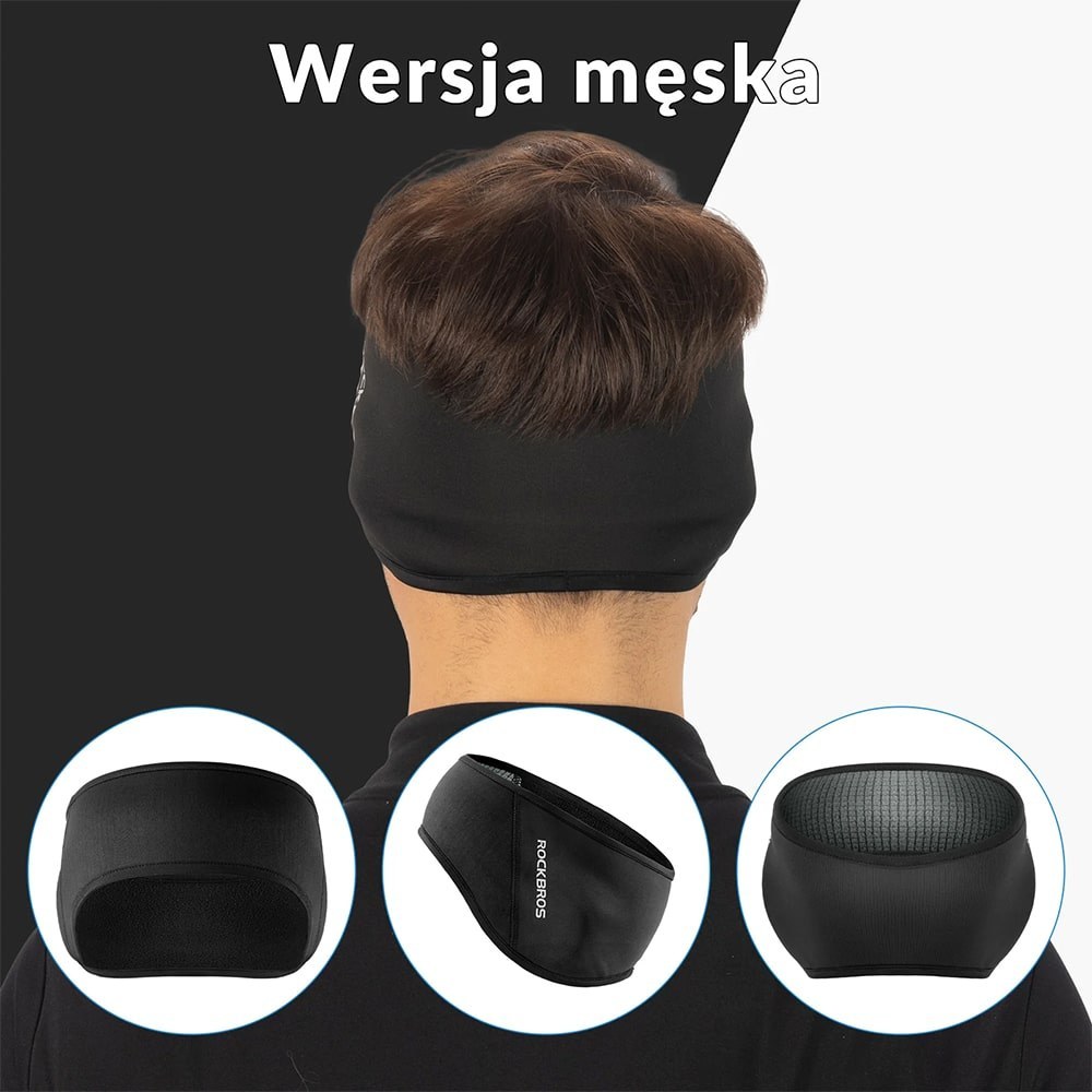 هدبند زمستانی دوچرخه سواری و ورزشی راکبراس ROCKBROS