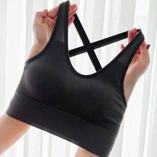 نیم تنه ورزشی زنانه مدل N142 پشت ضربدری