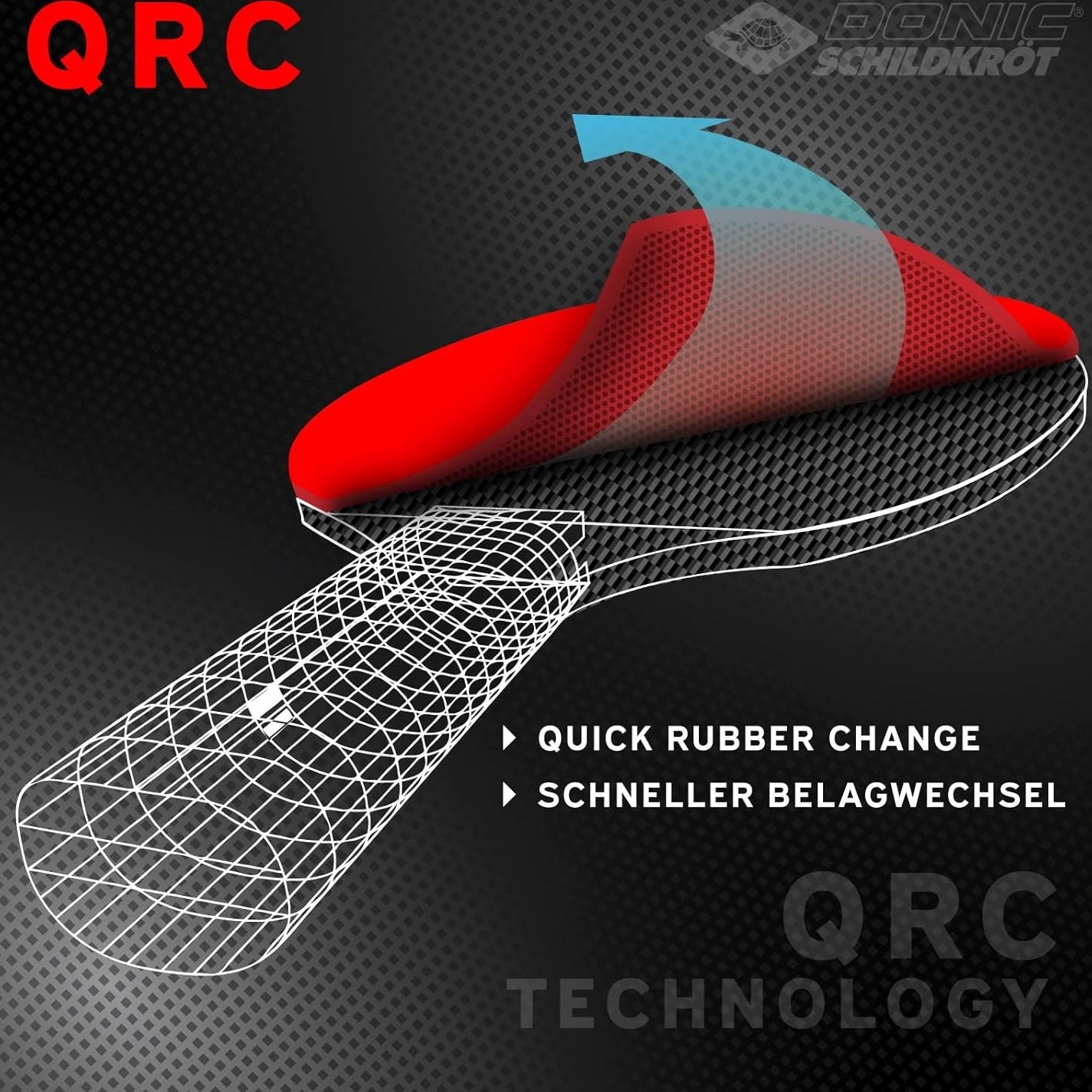 راکت پینگ پنگ دونیک شیلدکروت مدل Carbotec Level 7000