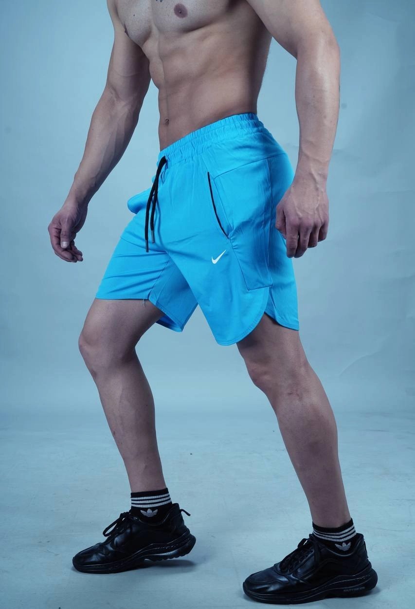 شلوارک مردانه پارچه آیرو سرمه‌ای