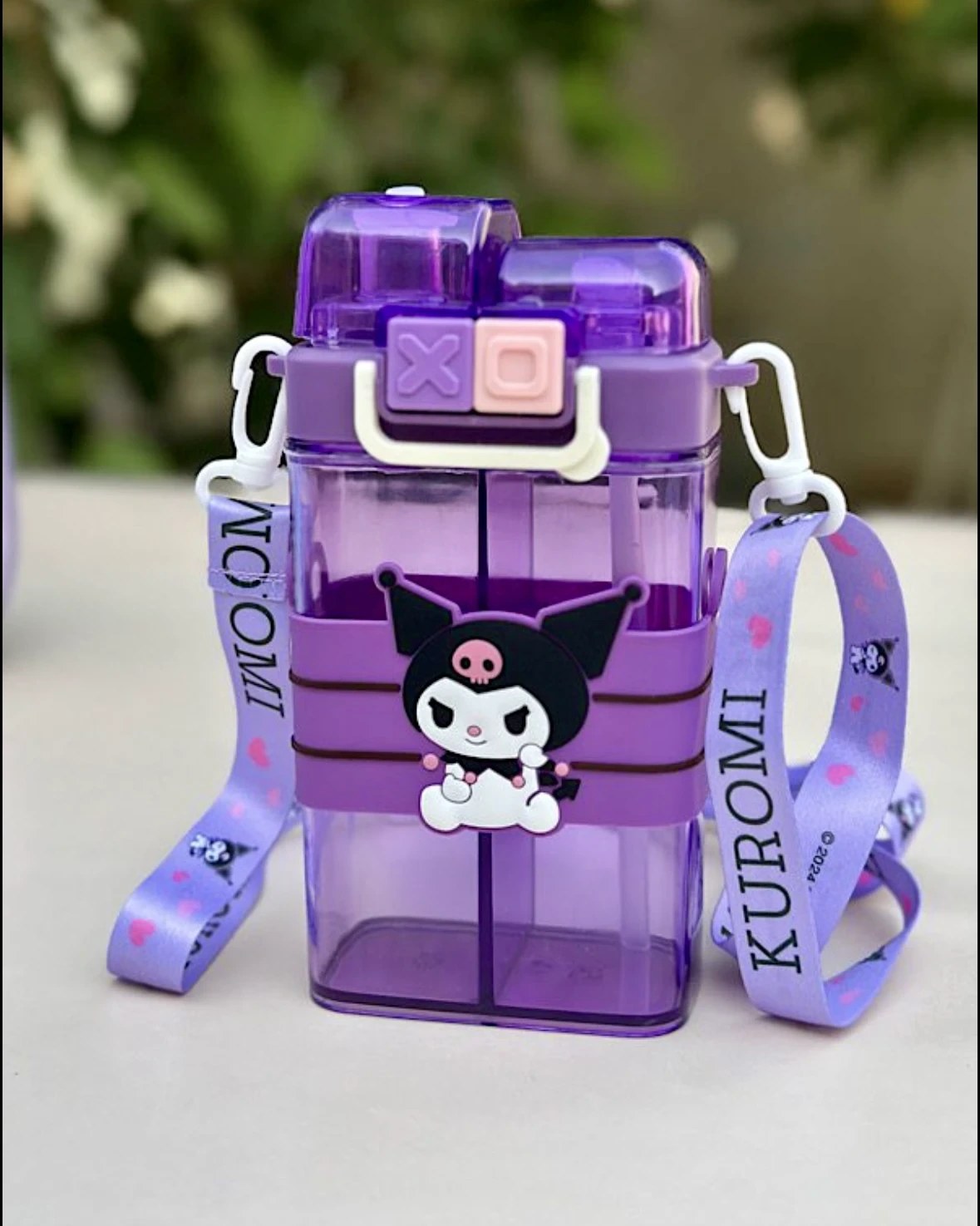 قمقمه دو مخزنه کرومی ۵۰۰ میلی‌لیتر