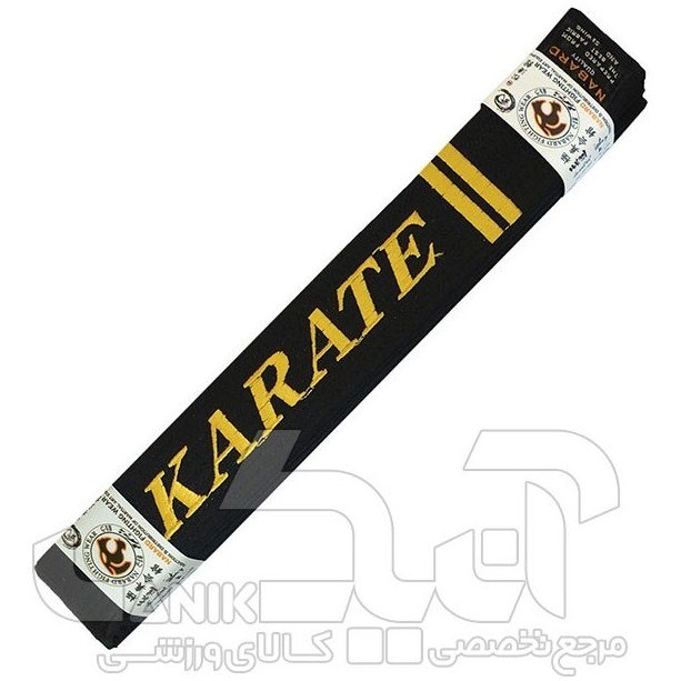 کمربند کاراته گلدوزی مشکی