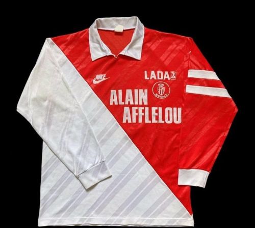 AS Monaco 1988-89 Home Kit
