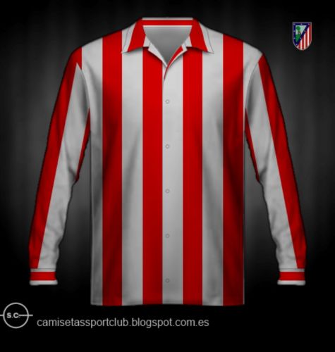 Athletic Club Madrid 1928-29 Home Kit