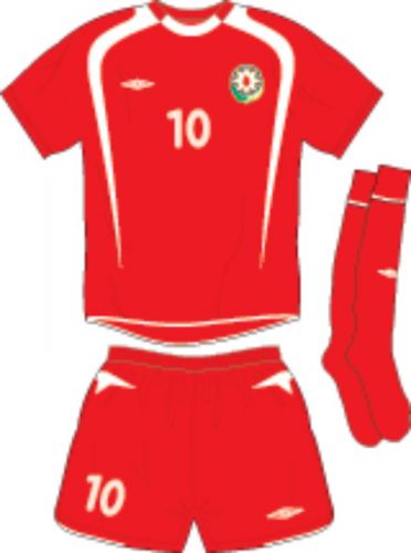 پیراهن دوم Azerbaijan ۲۰۰۷