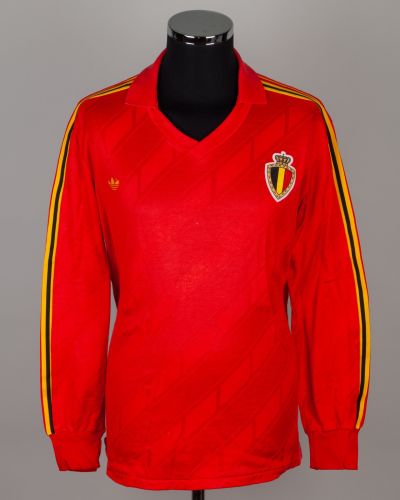 پیراهن اول Belgium ۱۹۸۶