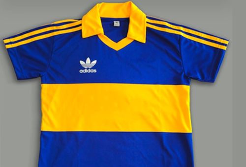 پیراهن اول Boca Juniors ۸۵-۸۶