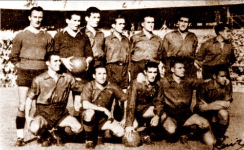پیراهن اول CA Osasuna ۵۳-۵۴
