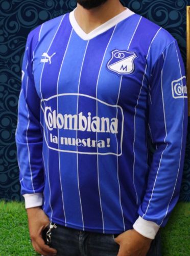 پیراهن اول Club Deportivo los Millonarios (Millonarios) ۱۹۸۷