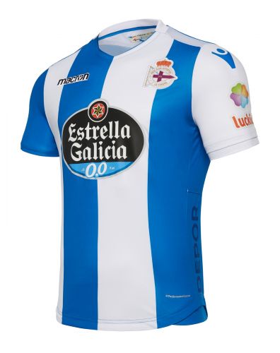 پیراهن اول Deportivo de La Coruña ۱۷-۱۸