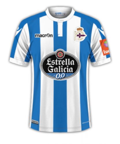 پیراهن اول Deportivo de La Coruña ۱۸-۱۹