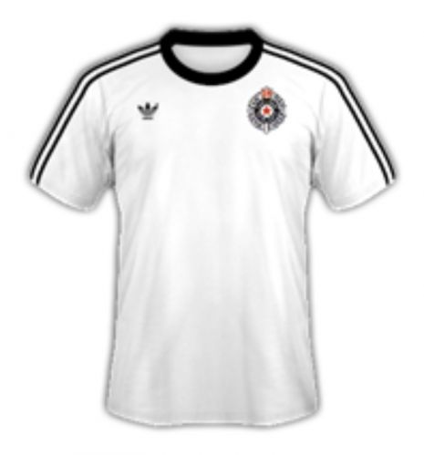 پیراهن دوم Partizan Belgrade ۷۶-۷۸