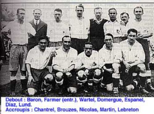 پیراهن اول Red Star Olympique (Red Star Paris) ۱۹۲۷-۲۸